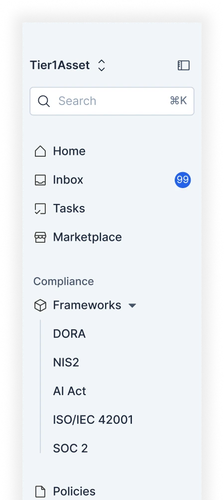 Navigation sidebar