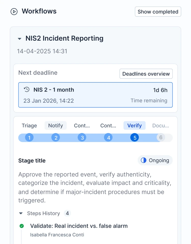 Workflows